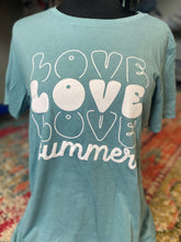 Load image into Gallery viewer, Love Summer Graphic Tee
