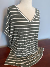 Load image into Gallery viewer, Sage Stripes Tee
